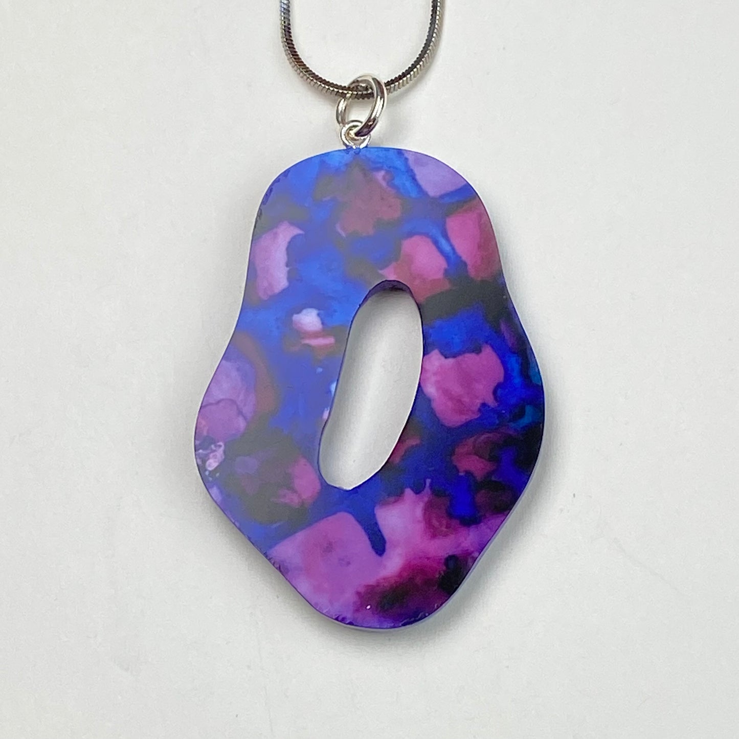 Purple Dazzle Pendant Necklace