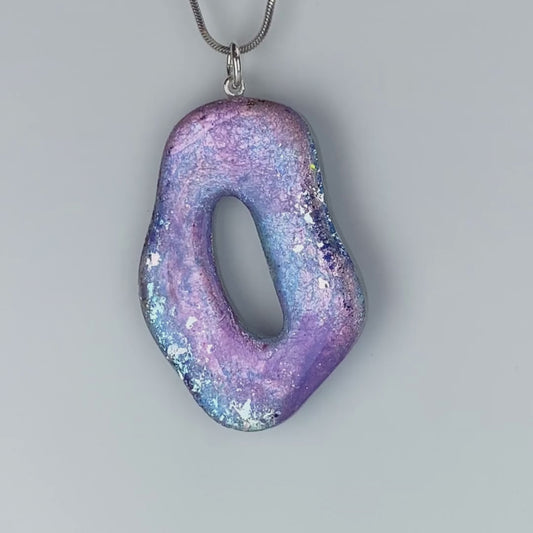 Lavender Dazzle Pendant Necklace