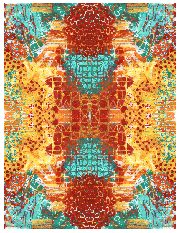 Abstract Brights Sublimation Prints Set