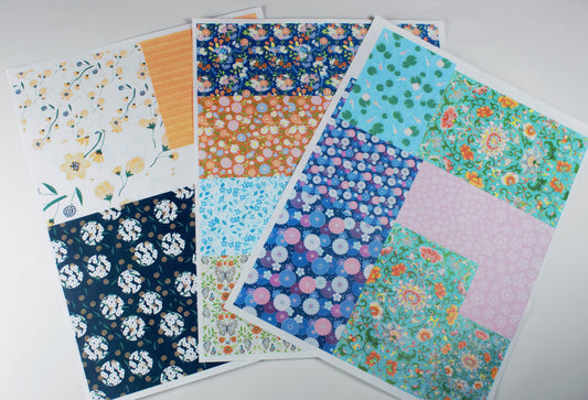 Floral Sublimation Prints Set