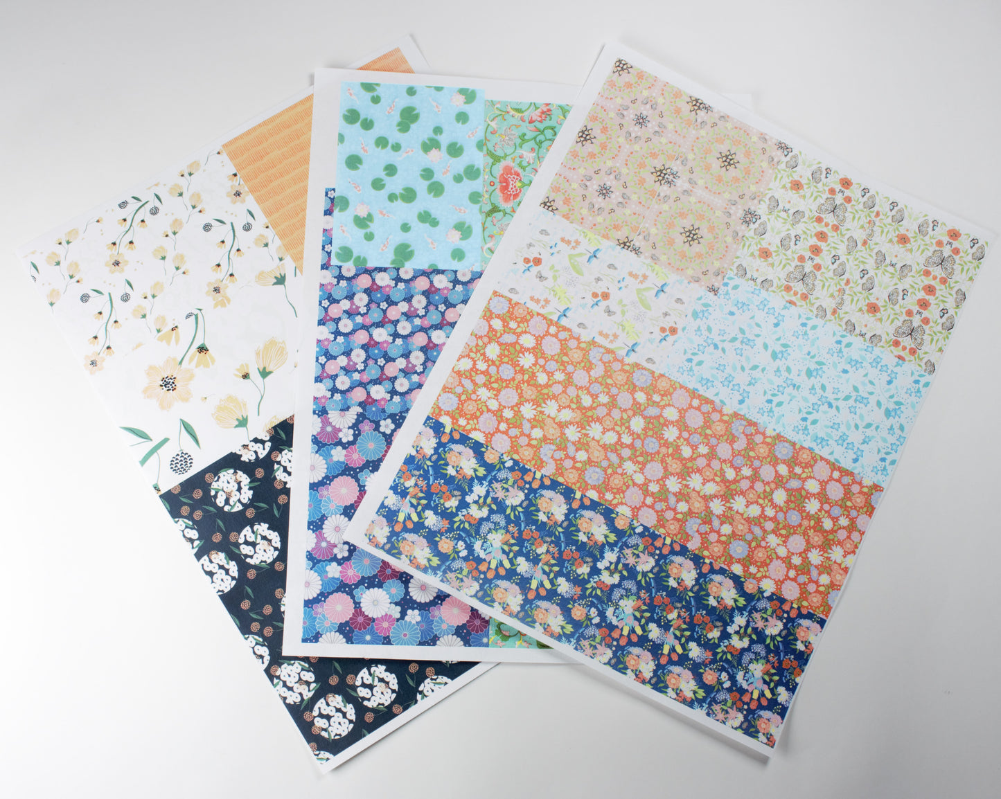 Floral Sublimation Prints Set