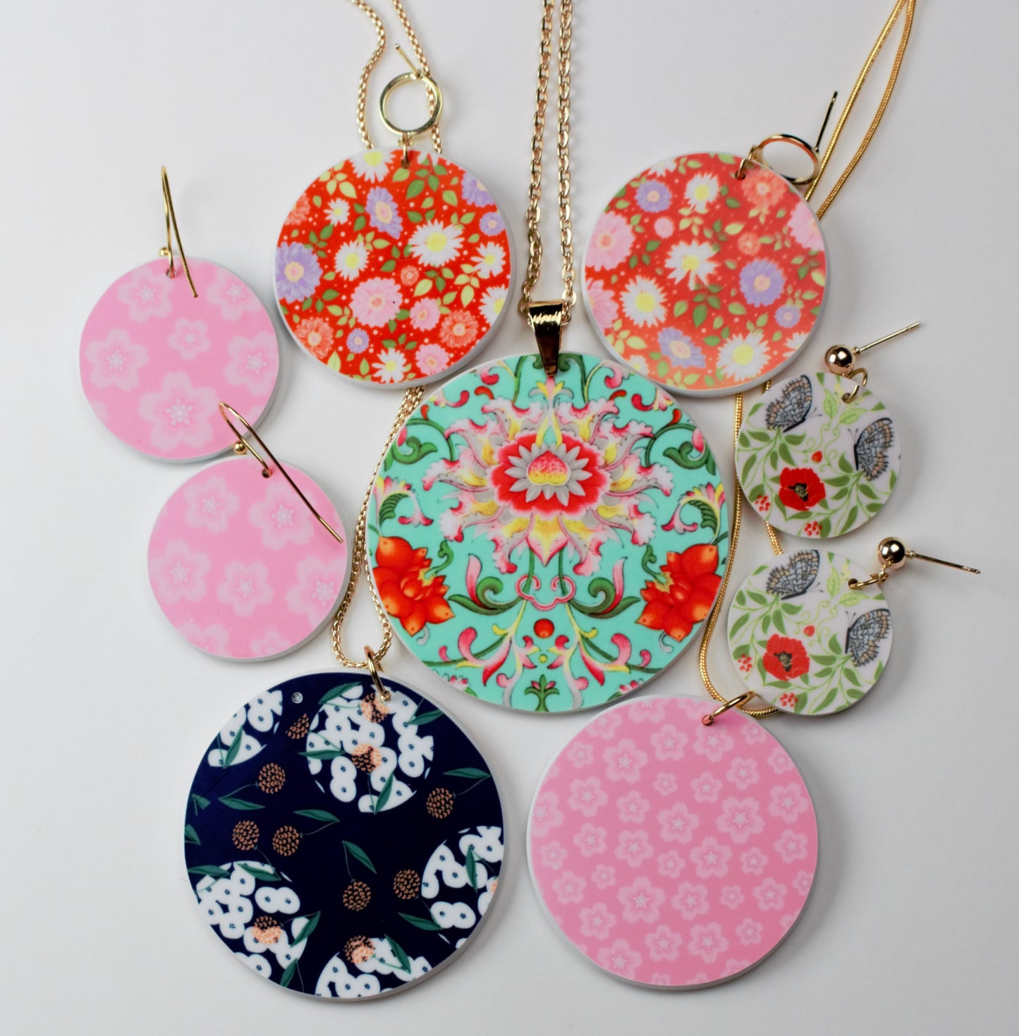 Circle Blank Shapes and Botanic Bliss Dye Sublimation Print Set