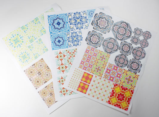 Tile Style Sublimation Prints