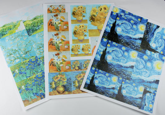 Van Gogh Sublimation Prints Set