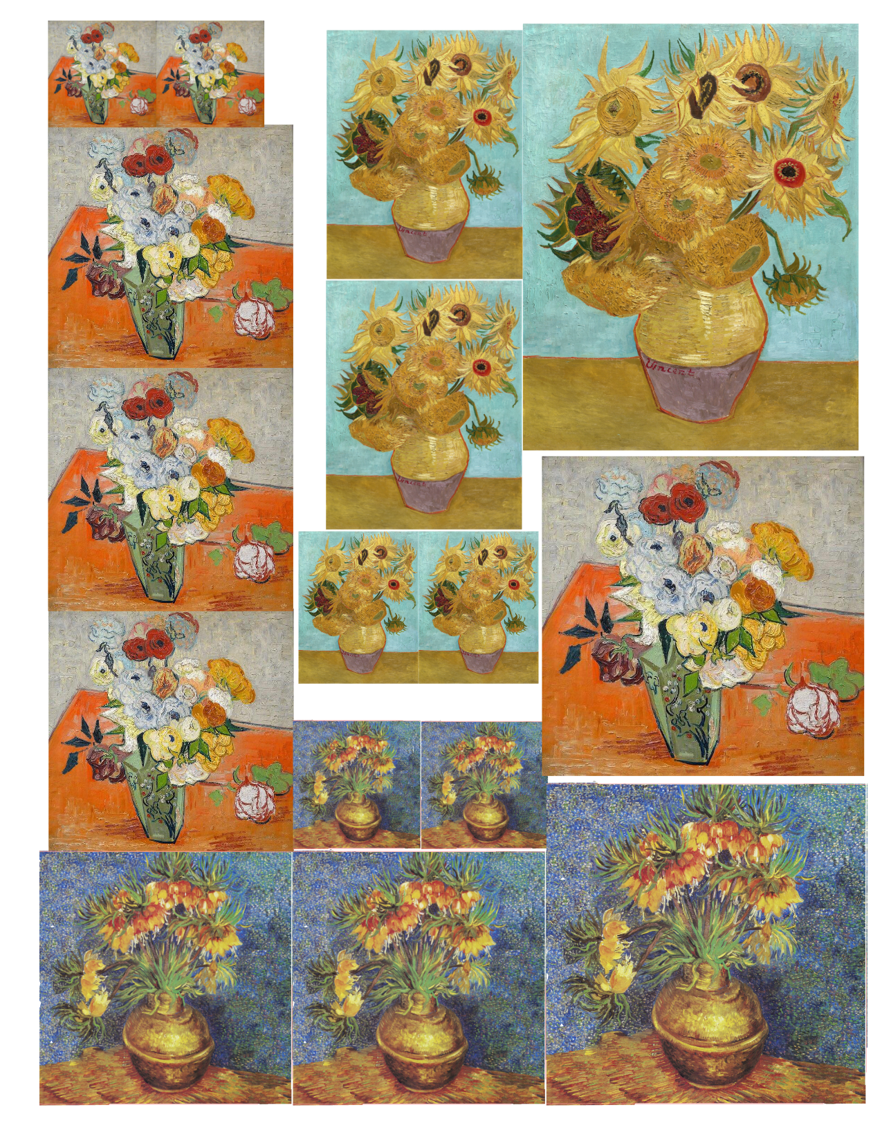 Van Gogh Sublimation Prints Set