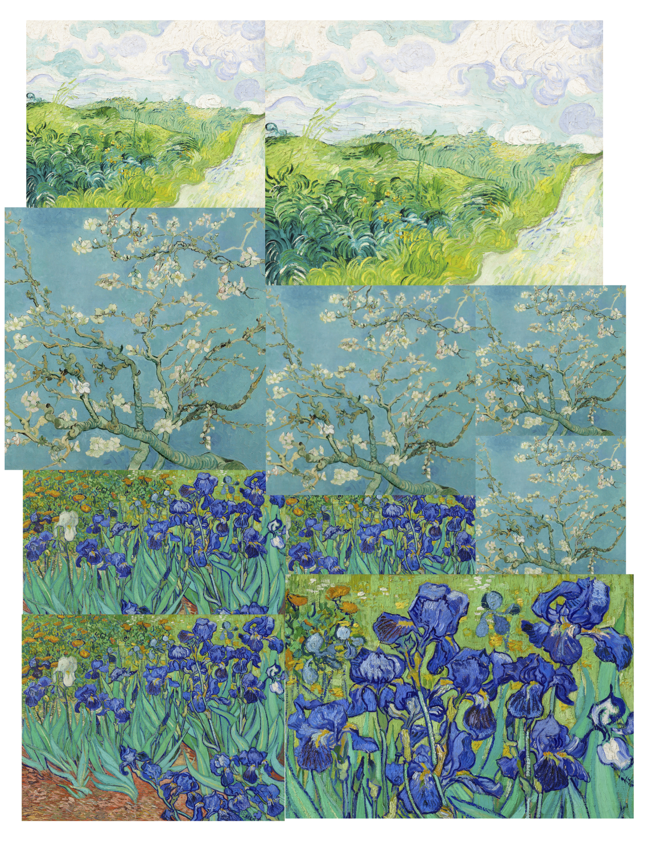 Van Gogh Sublimation Prints Set