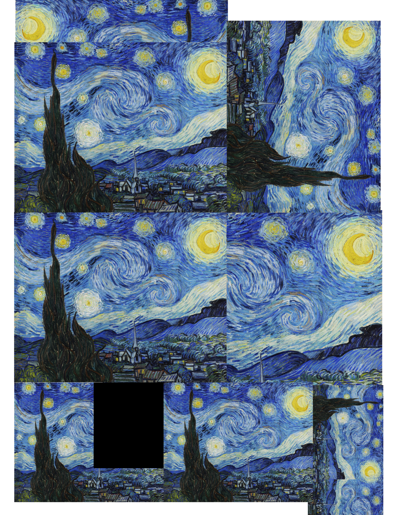 Van Gogh Sublimation Prints Set