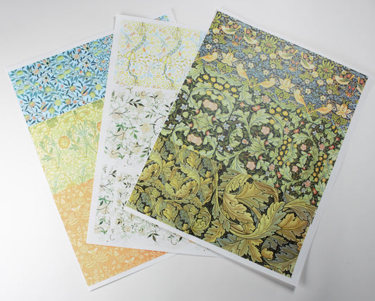 William Morris Style Sublimation Prints