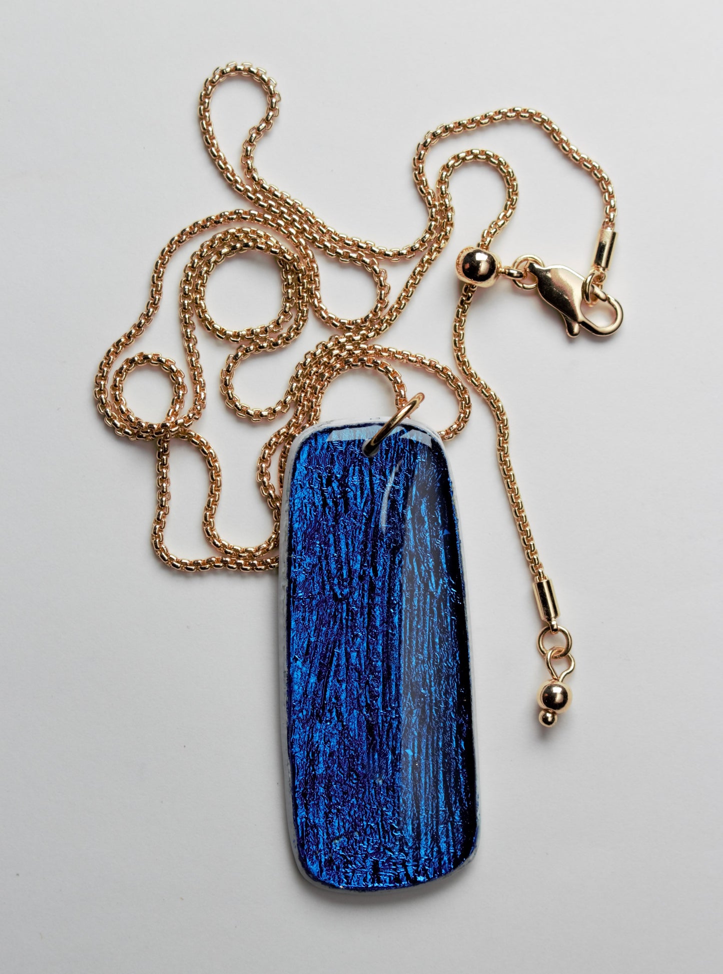 Blue Bling Necklace