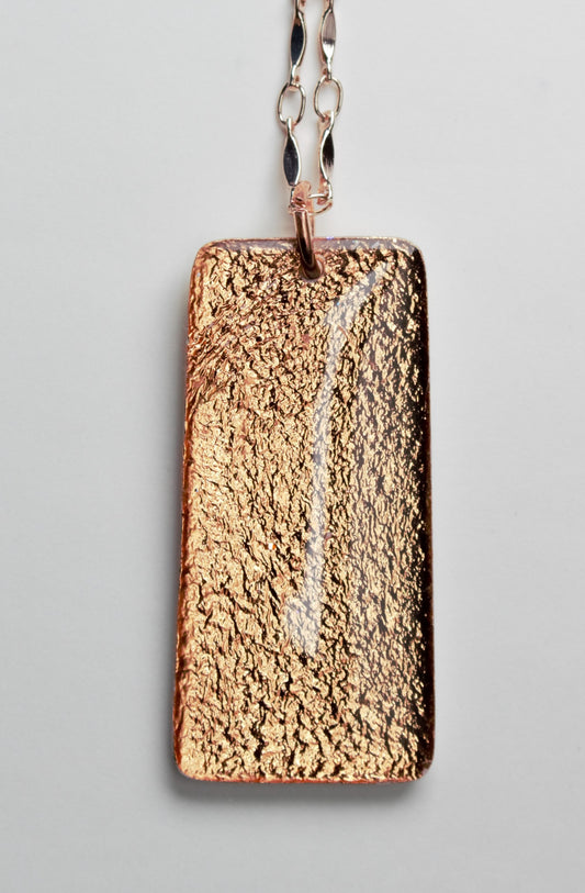 Rose Gold Bling Necklace