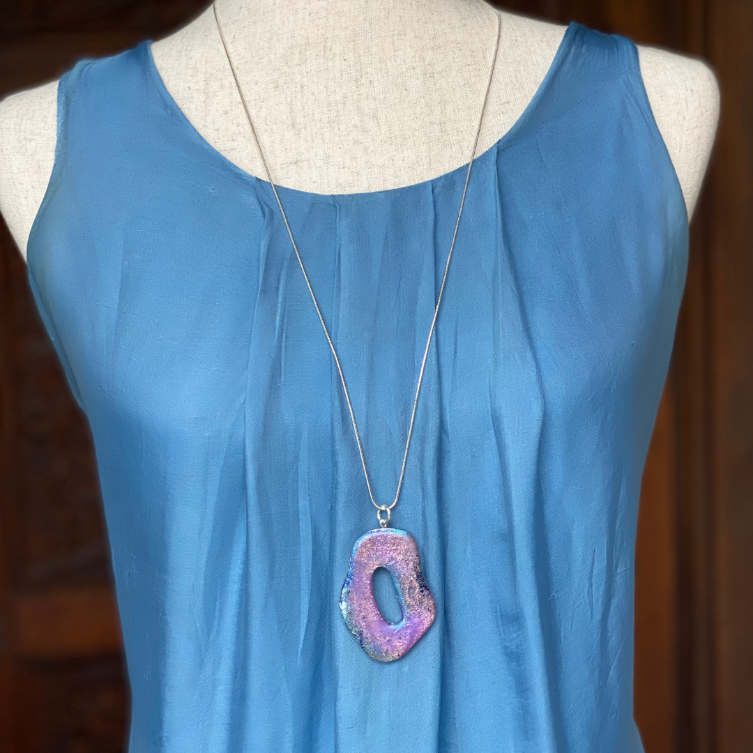 Lavender Dazzle Pendant Necklace