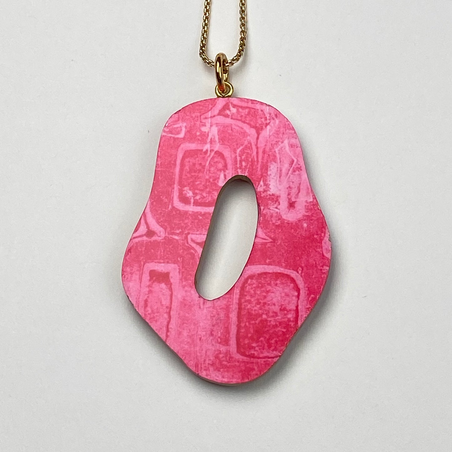 Pink Dazzle Pendant Necklace